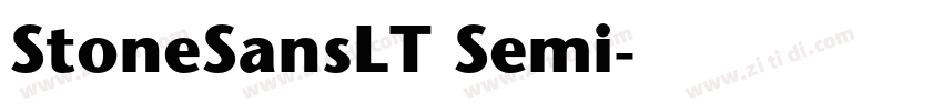 StoneSansLT Semi字体转换